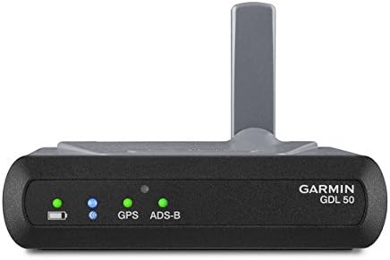 Portable ADS‑B receiver connected in a light aircraft